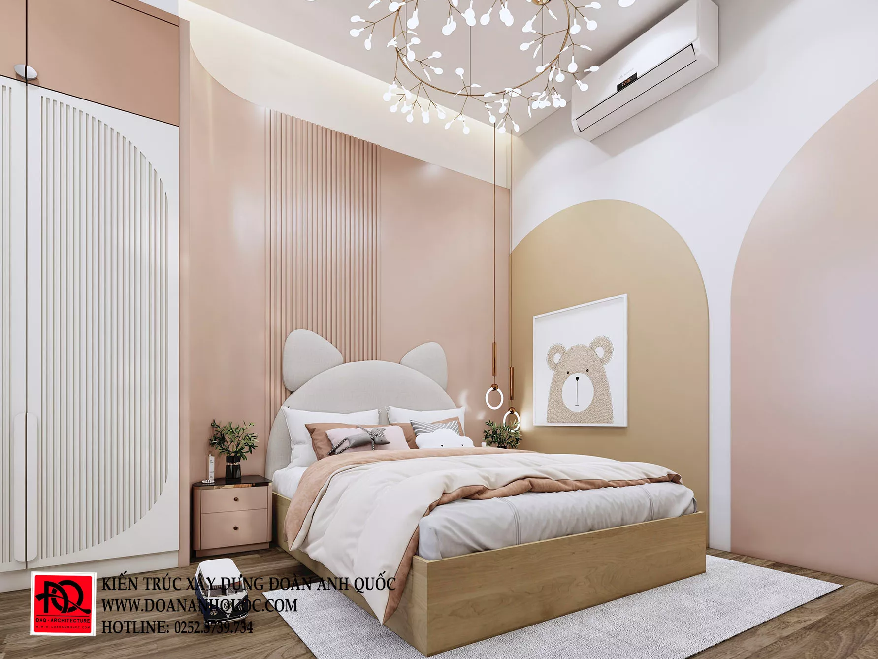Thiết kế nội thất nhà phố 3 tầng hiện đại, sang trọng tại Phan Thiết